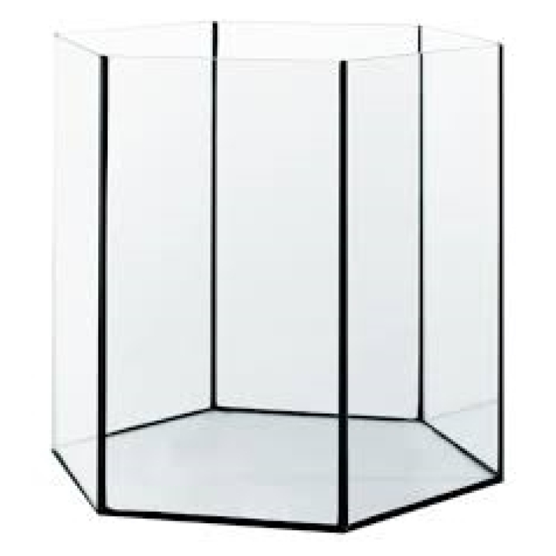 Volglas hexagon aquarium 29x29x25cm